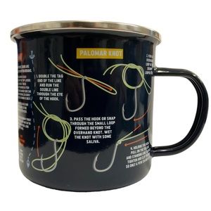 Gift Republic Fishing Guide Enamel Mug - Thumbnail 5